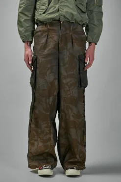 Prototypes New Jeans Overdyed Camo Pants - LABELS