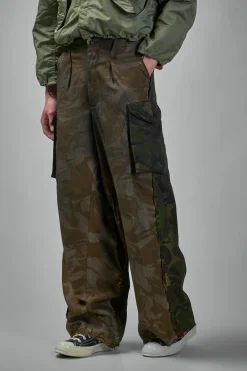 Prototypes New Jeans Overdyed Camo Pants - LABELS