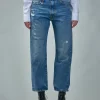 R13 Boyfriend bain w rips Jean - LABELS