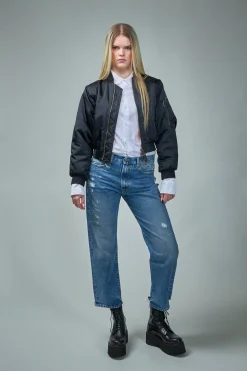 R13 Boyfriend bain w rips Jean - LABELS