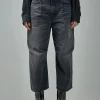 R13 Crop Wide Leg Jean - LABELS