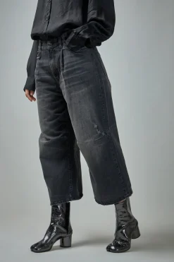 R13 Crop Wide Leg Jean - LABELS