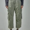 R13 Cropped Multipocket Cargo - LABELS