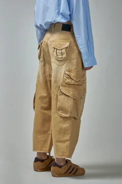 R13 Cropped Multipocket Cargo - LABELS