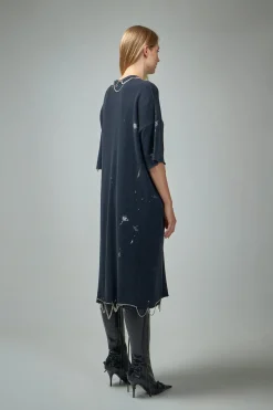 R13 Elongated Tshirt Dress W/ Chains - LABELS