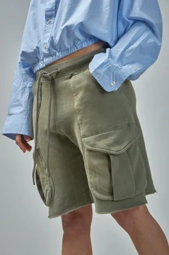 R13 Multipocket Relaxed Sweatshorts - LABELS