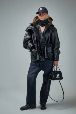 R13 Oversized Parka Shiny - LABELS