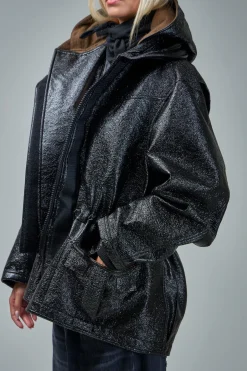 R13 Oversized Parka Shiny - LABELS