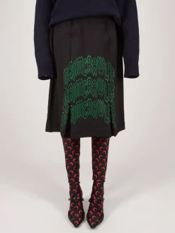 Raf Simons Mid Length Skirt black - LABELS