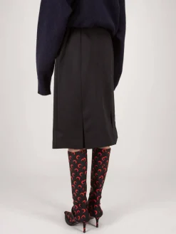 Raf Simons Mid Length Skirt black - LABELS