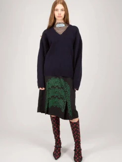 Raf Simons Mid Length Skirt black - LABELS