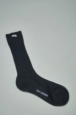 Raf Simons Socks with Artists Initials black - LABELS