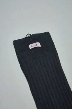 Raf Simons Socks with Artists Initials black - LABELS
