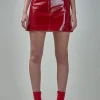 Reedition Vinyl Mini Skirt - LABELS