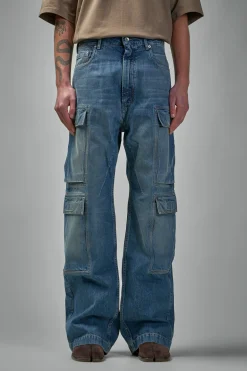 Rick Owens DRKSHDW Double Cargo Jeans - LABELS