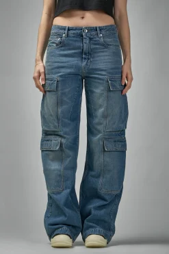 Rick Owens DRKSHDW Double Cargo Jeans - LABELS