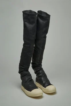 Rick Owens DRKSHDW High Sock Sneaks - LABELS