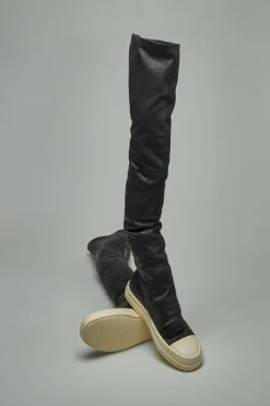 Rick Owens DRKSHDW High Sock Sneaks - LABELS