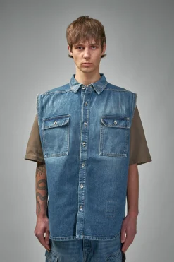 Rick Owens DRKSHDW SL Tommy Jumbo Outershirt - LABELS