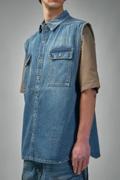 Rick Owens DRKSHDW SL Tommy Jumbo Outershirt - LABELS