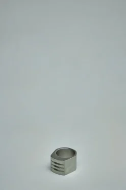 Rick Owens Thumb Grill Ring Palladio - LABELS
