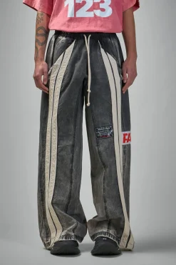 Rivington roi Rebis Trappist Penta Pant - washed black - LABELS