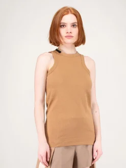 Sacai Chiffon x Jersey T-Shirt Knit beige - LABELS