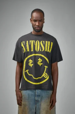Satoshi Nakamoto Smiley Tee - LABELS