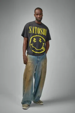 Satoshi Nakamoto Smiley Tee - LABELS