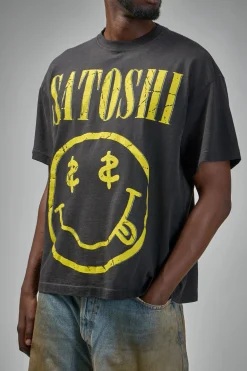 Satoshi Nakamoto Smiley Tee - LABELS