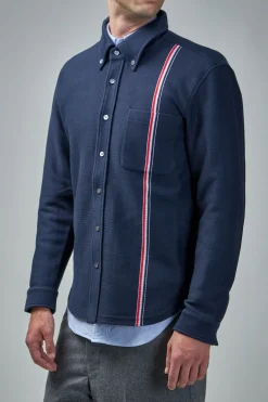 Shirt Jacket In Double Face Knit - LABELS