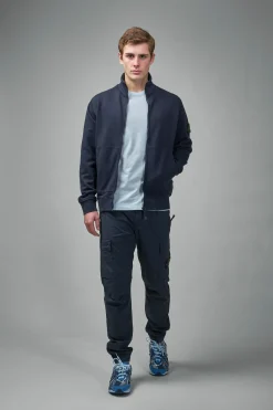 Stone Island Compass Patch Zip-Up Cardigan - LABELS