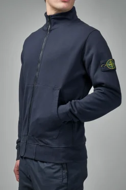 Stone Island Compass Patch Zip-Up Cardigan - LABELS