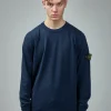 Stone Island Crewneck Sweater with Ribbing - LABELS