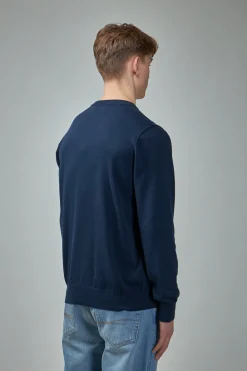 Stone Island Crewneck Sweater with Ribbing - LABELS