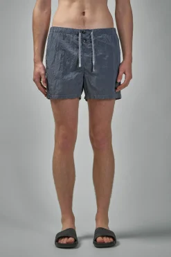 Stone Island Crinkled Swim Shorts - LABELS