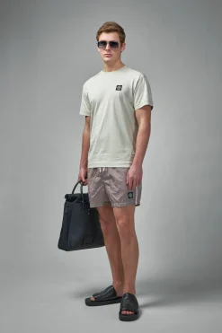 Stone Island Crinkled Swim Shorts - LABELS