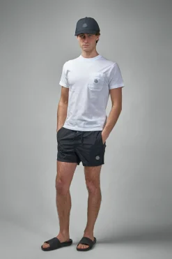 Stone Island Crinkled Swim Shorts - LABELS