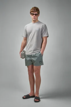 Stone Island Crinkled Swim Shorts - LABELS