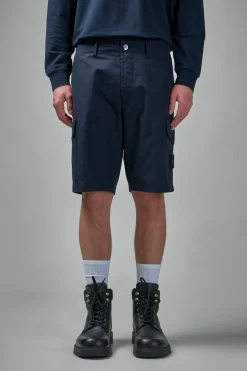 Stone Island Ghost Compass Badge Cargo Shorts - LABELS