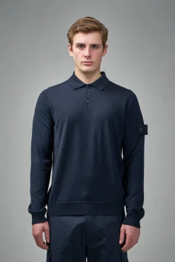 Stone Island Ghost Longsleeve Polo - LABELS