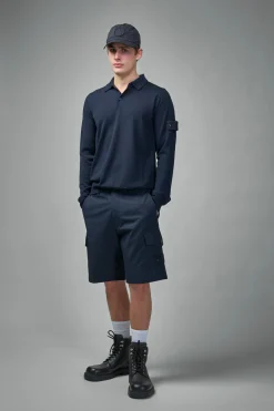 Stone Island Ghost Longsleeve Polo - LABELS