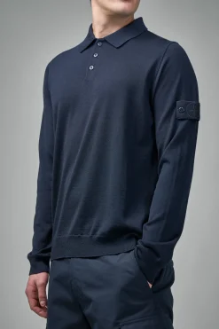 Stone Island Ghost Longsleeve Polo - LABELS