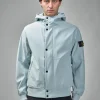 Stone Island Light Soft Shell-R_e.dye® Technology Bomber Jacket - LABELS