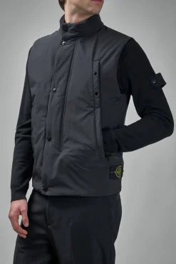 Stone Island Light Soft Shell-R_e.dye® Technology Vest - LABELS