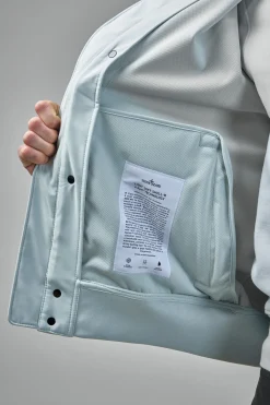 Stone Island Light Soft Shell-R_e.dye® Technology Bomber Jacket - LABELS