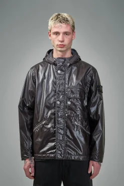 Stone Island Mussola Gommata-TC Short Parka - LABELS