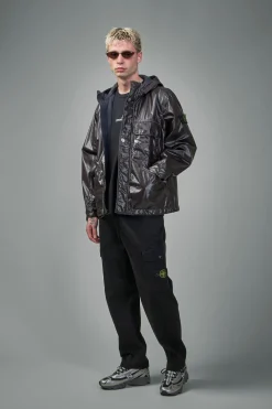 Stone Island Mussola Gommata-TC Short Parka - LABELS