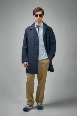 Stone Island Raso Gomatto 3L Coat - LABELS