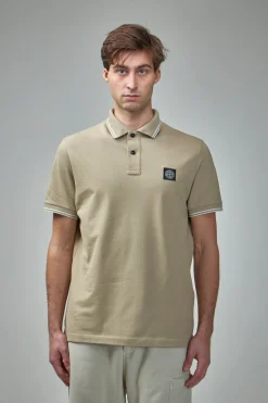 Stone Island Slim Fit Short Sleeve Polo Shirt - LABELS